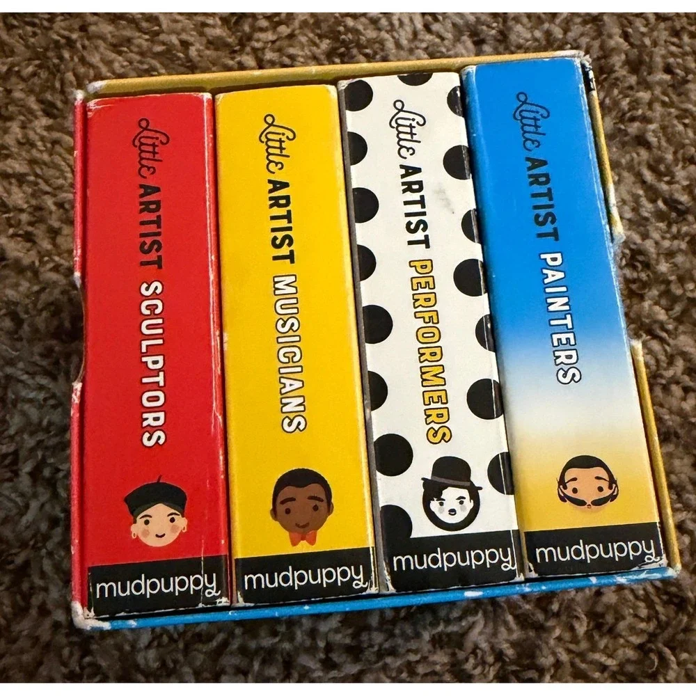 Mudpuppy-Little Artist Board Book Set (4)